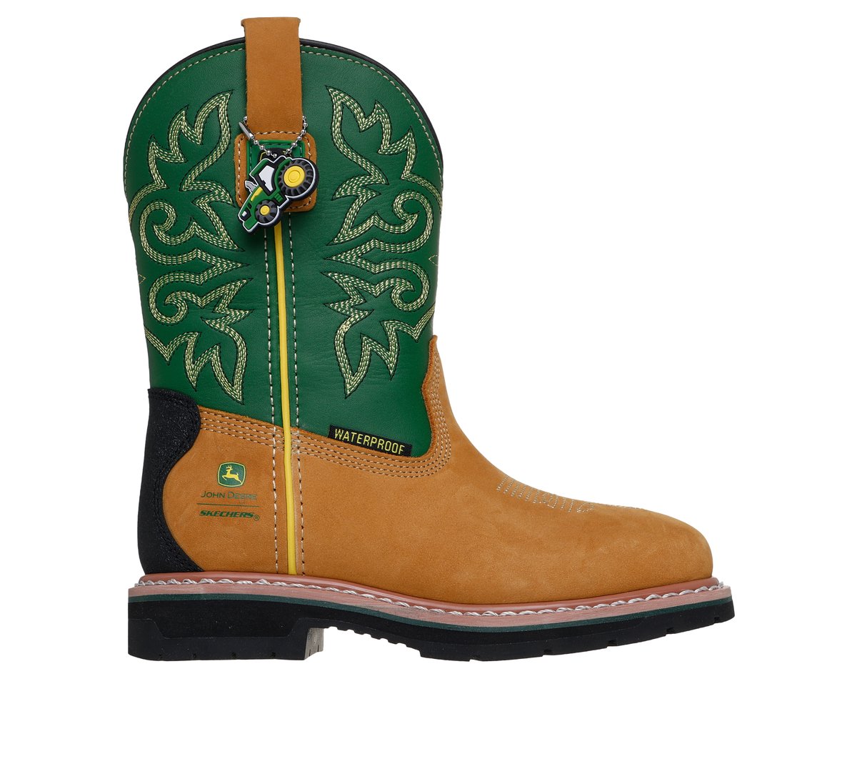 John Deere Waterproof: Rowood - Boulder Valley — GRAY / YELLOW