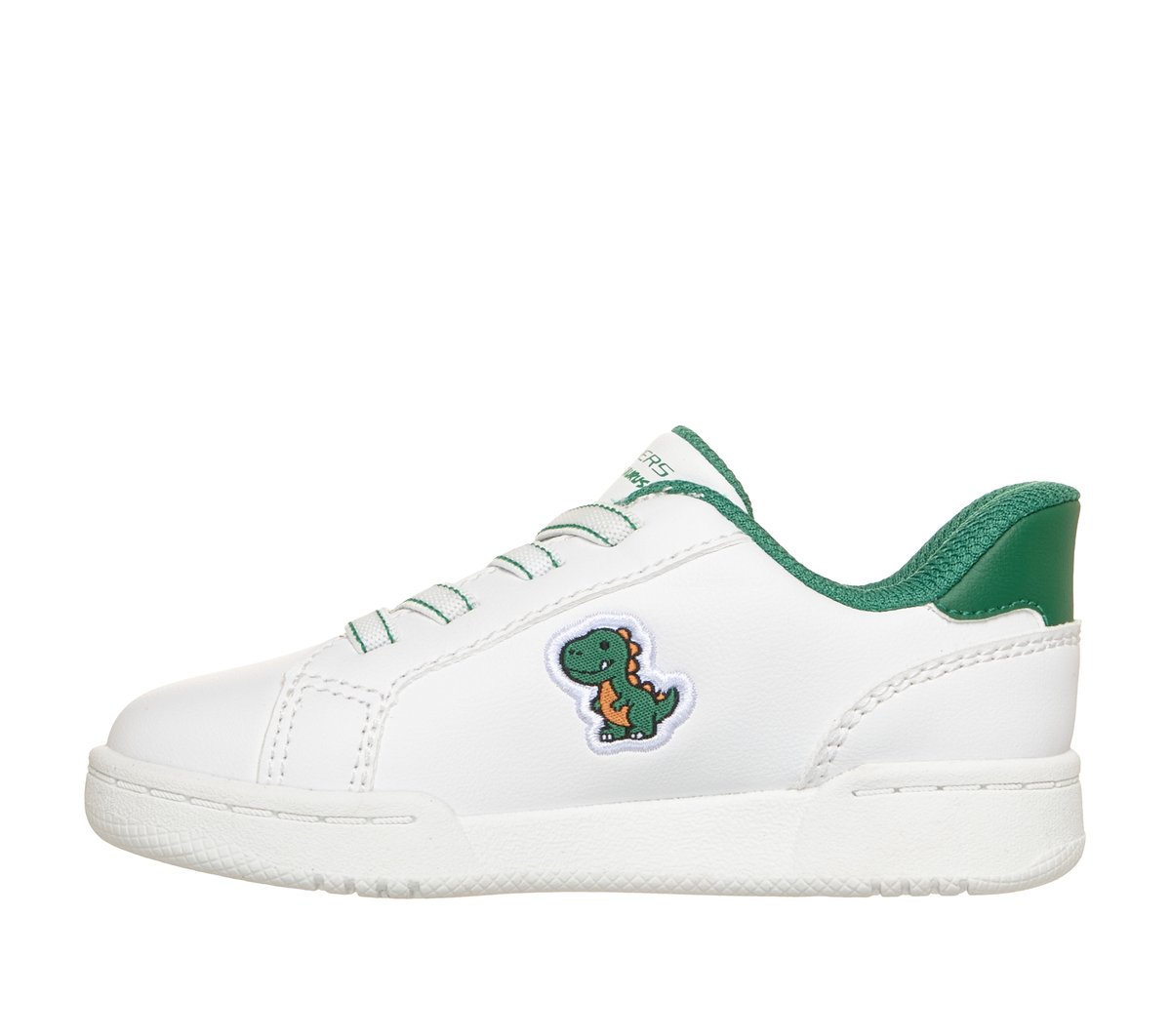 Skechers Slip-ins: Quick Street - Dino Trot — WHITE / GREEN