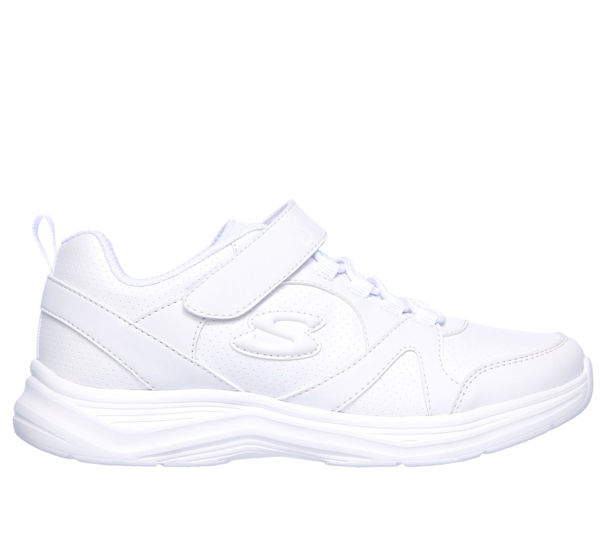 Glimmer Kicks - School Struts — WHITE