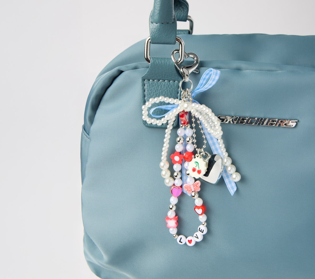 Pearl Butterfly Bag Charm