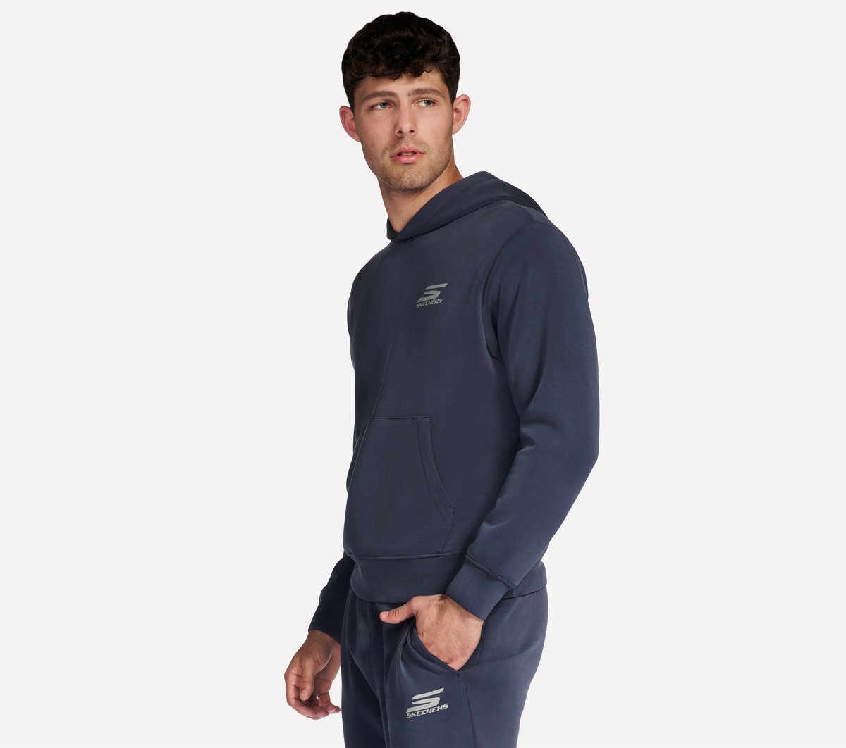SKECHCLOUD Elevate Hoodie — CHARCOAL / NAVY