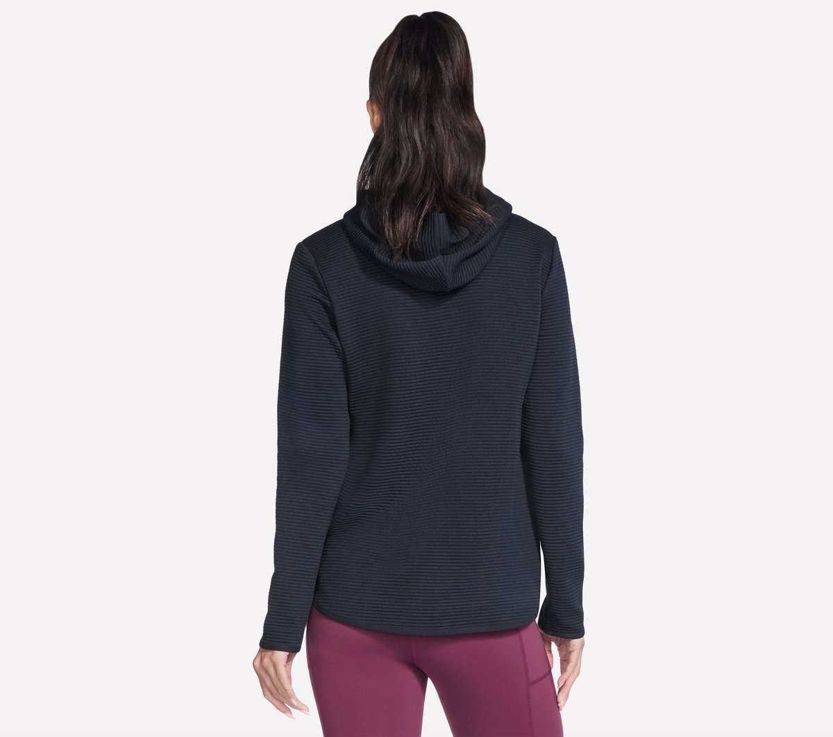 GO WALK Everywhere Tunic Hoodie — BLACK