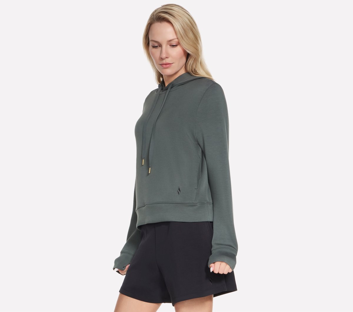 Cozy Luxe Hoodie — GREEN / BLACK