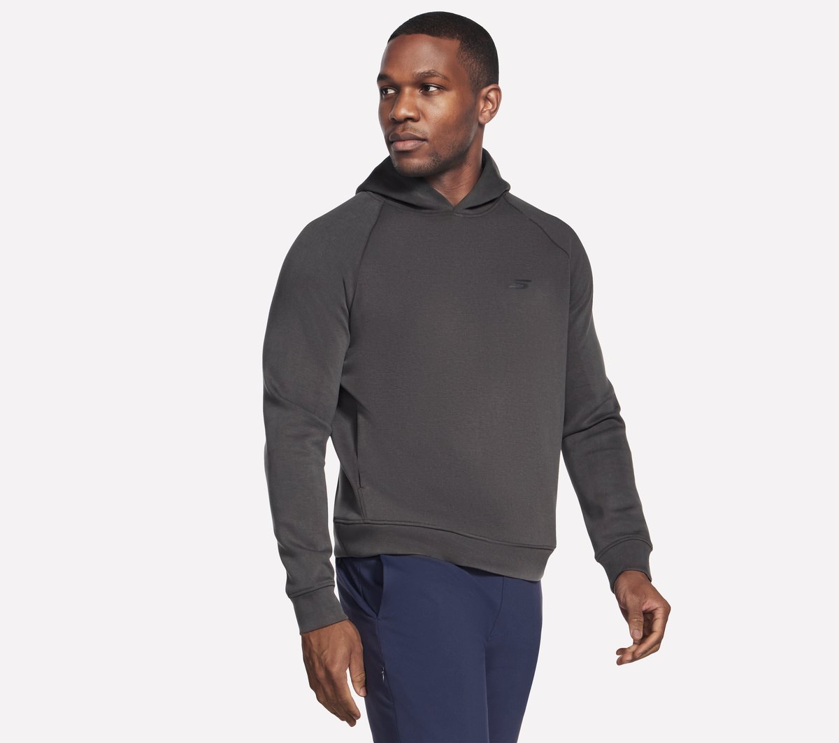 Cozy Luxe Elevate Hoodie — BLACK / CHARCOAL