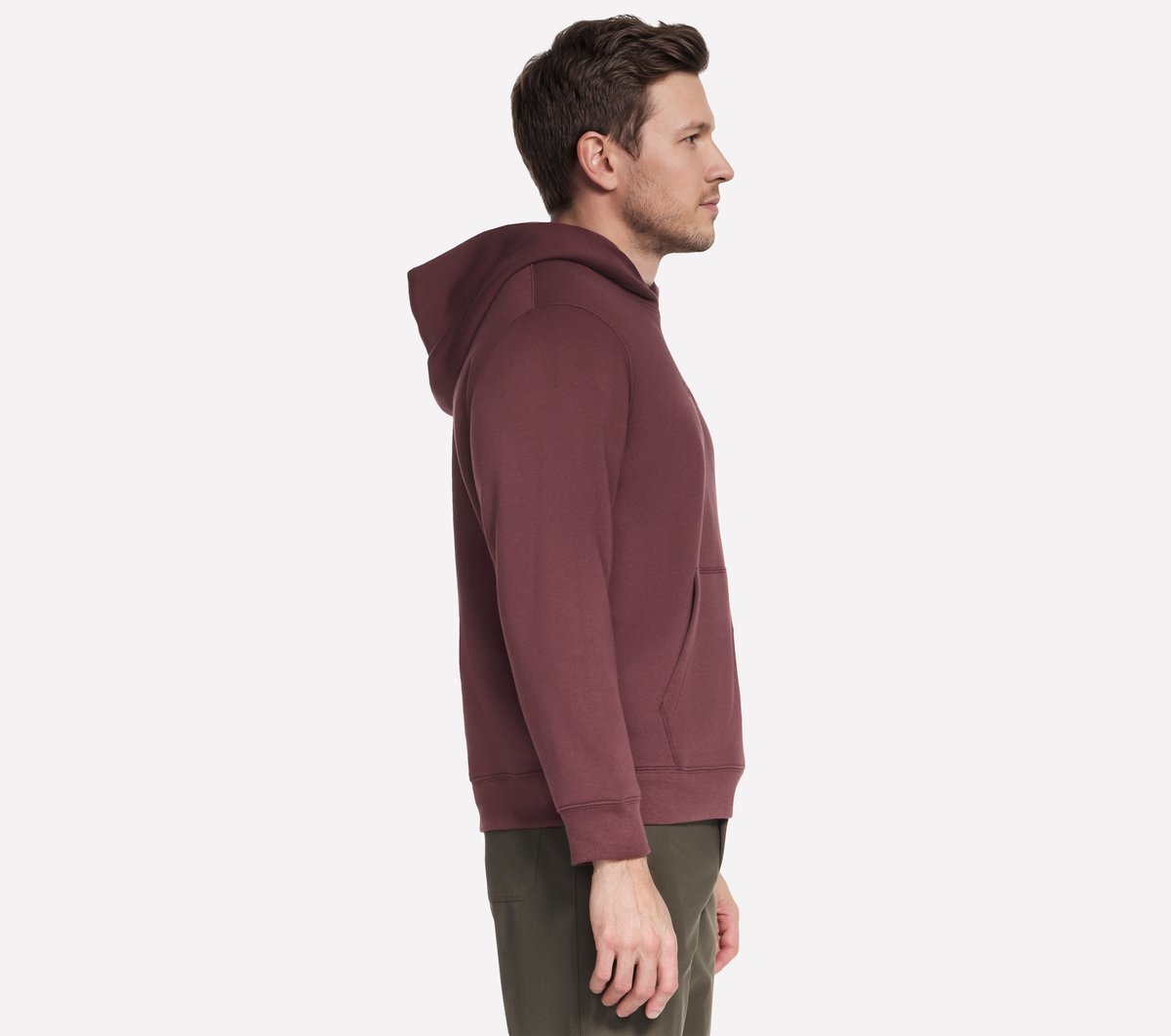 Legacy Hoodie — CHOCOLATE / BURGUNDY