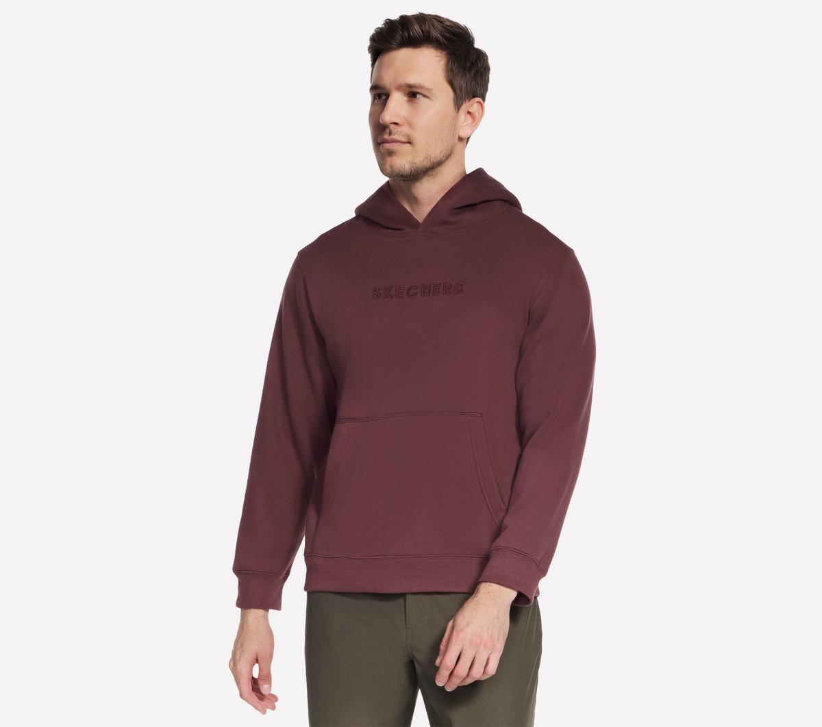 Legacy Hoodie — CHOCOLATE / BURGUNDY