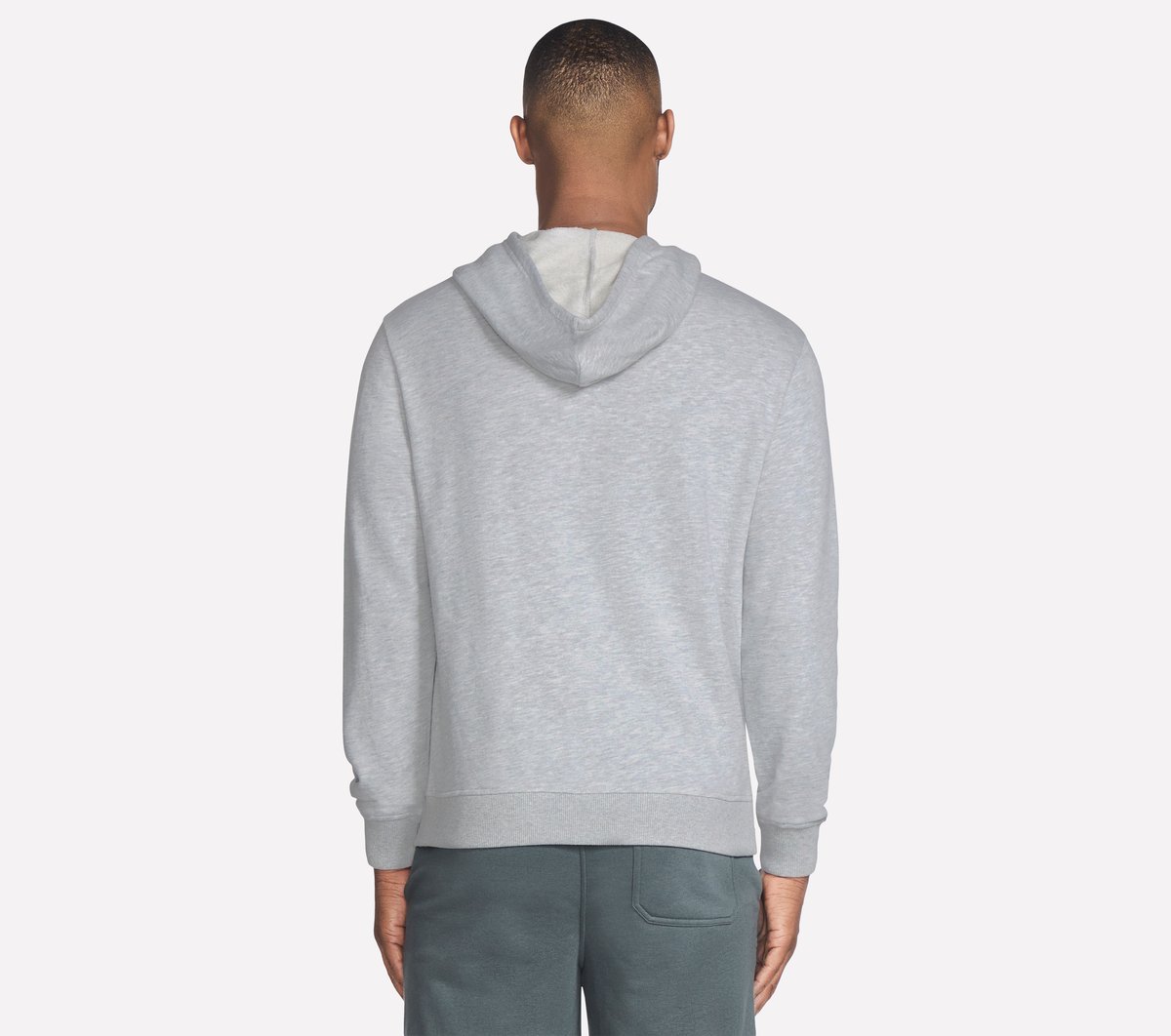 Heritage Strikethrough Hoodie — LIGHT GRAY