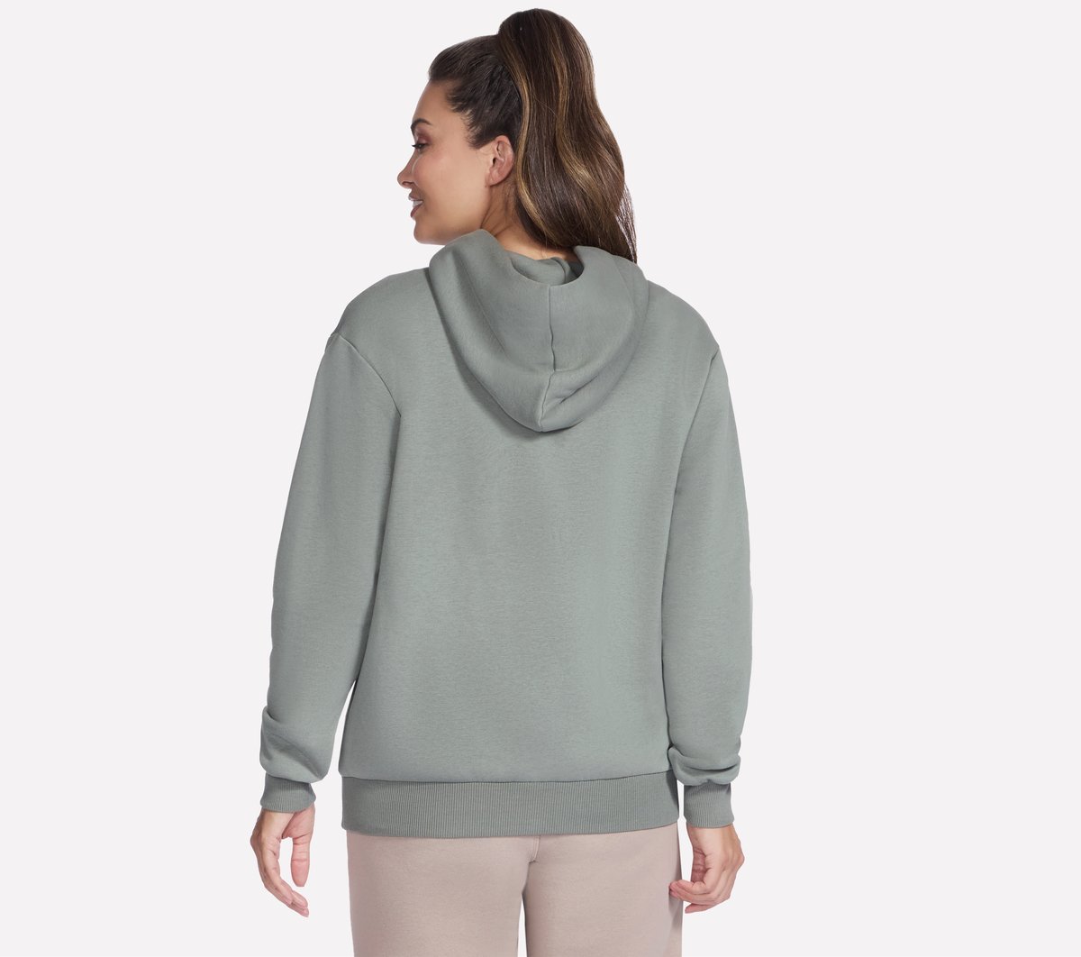 SKECH-SWEATS Destination Hoodie — TAUPE / OLIVE