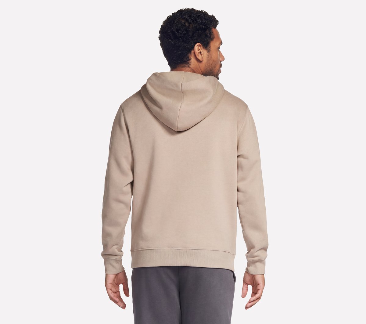Skechers Max Soft Hoodie — BROWN / TAUPE