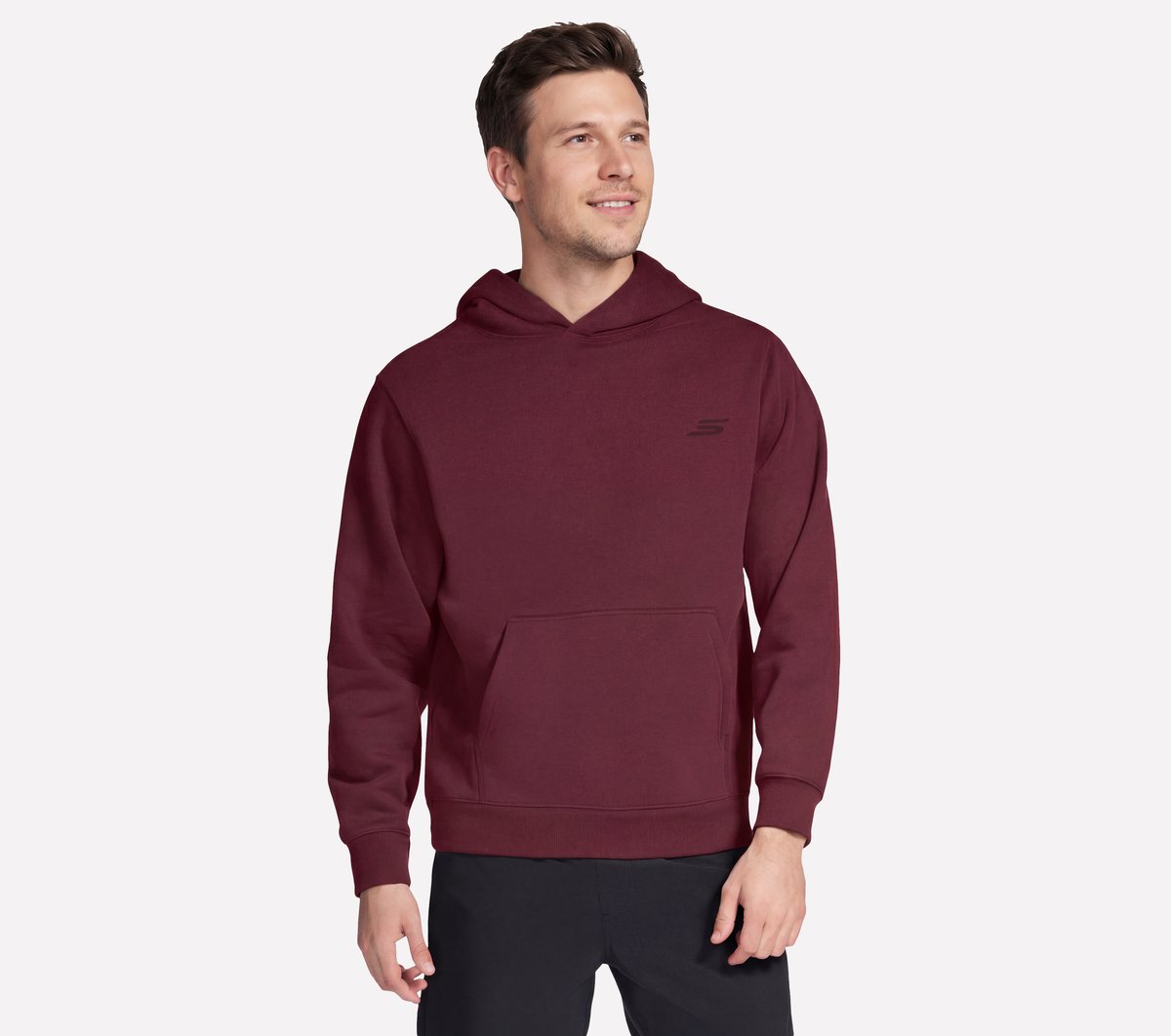 Skechers Max Soft Hoodie — BURGUNDY