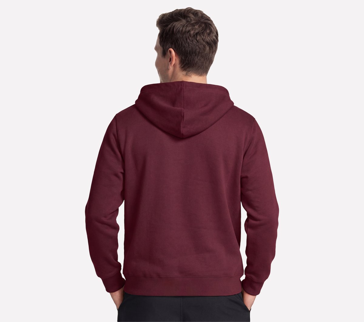 Skechers Max Soft Hoodie — BURGUNDY