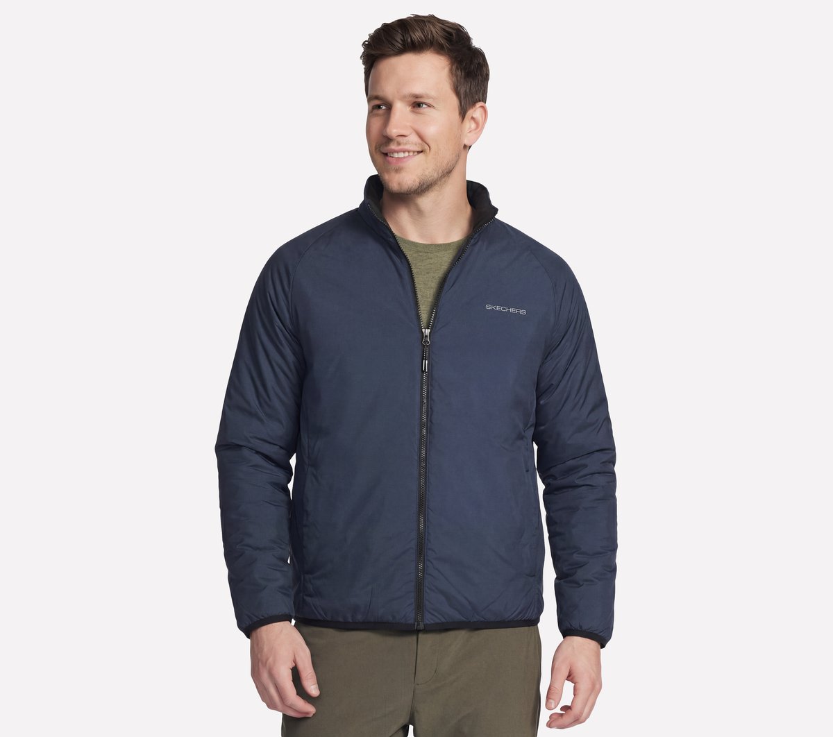 GO SHIELD Cozy Fit Altitude Reversible Jacket — BLACK / LIME