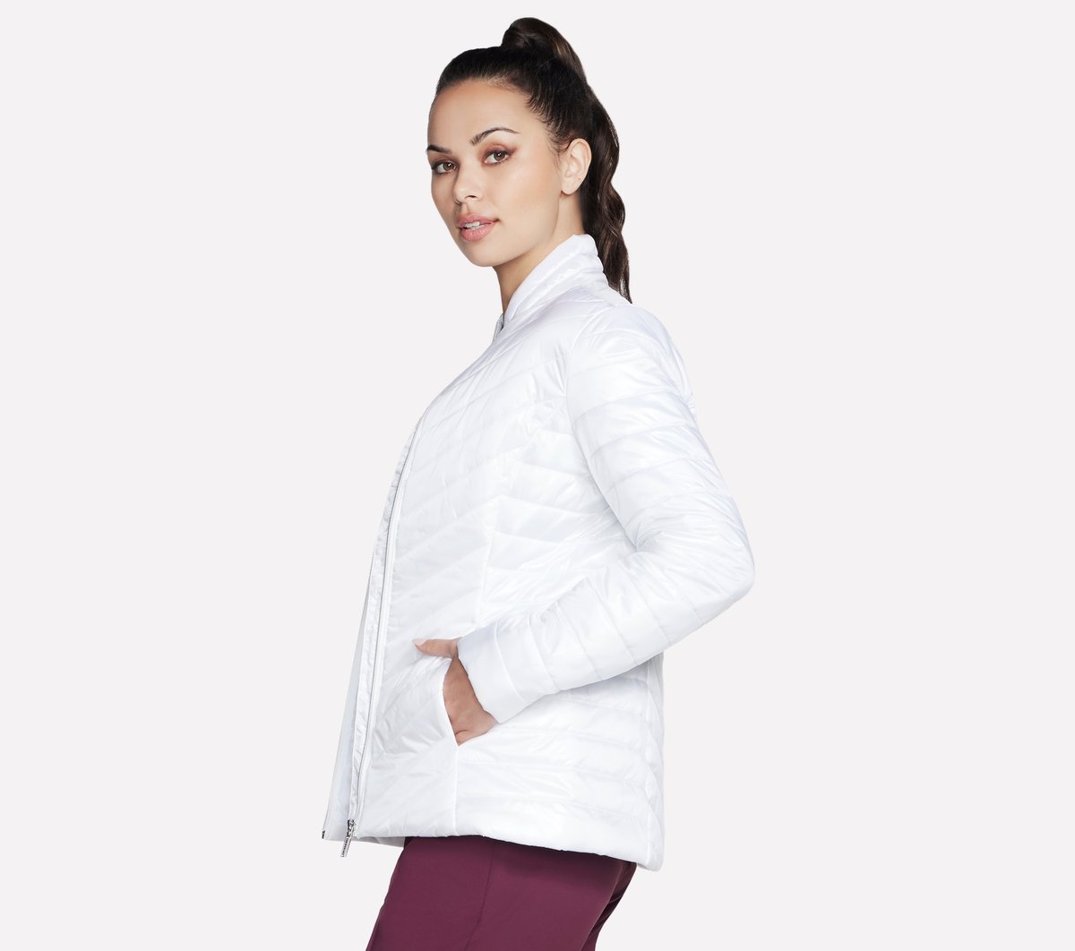 GO SHIELD Shine Jacket — WHITE