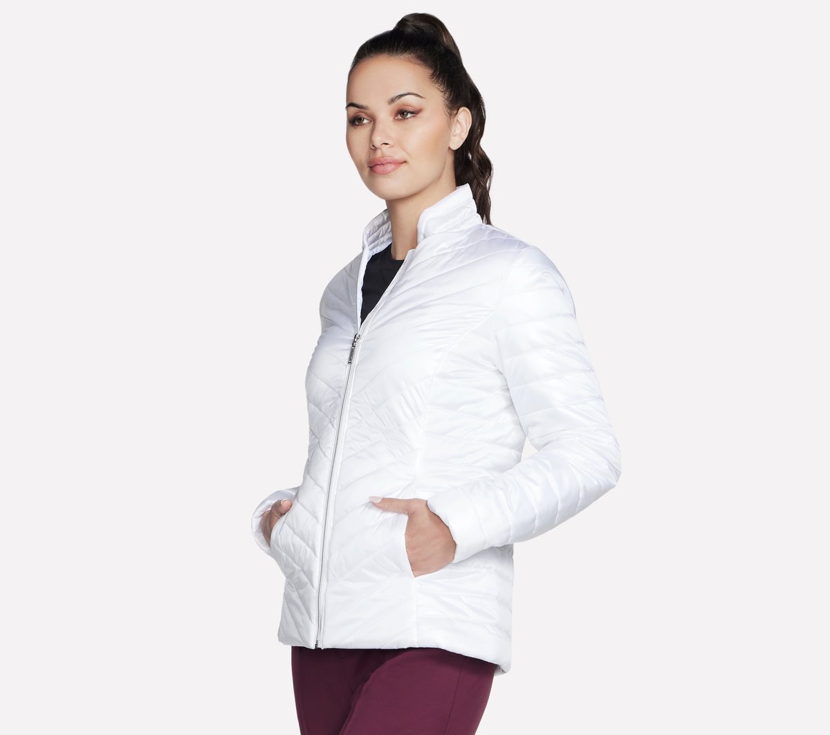 GO SHIELD Shine Jacket — WHITE