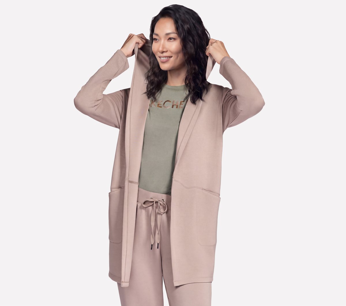 Cozy Luxe Restful Hoodigan — TAUPE / BROWN