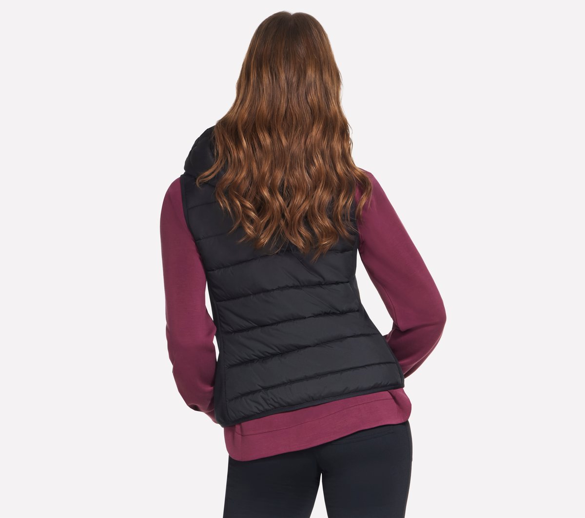 Performance Elite Cozy Fit Hooded Vest — BLACK