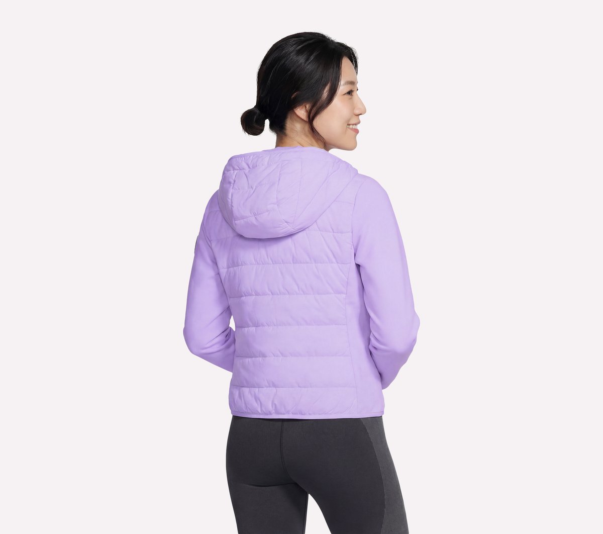 Performance Elite Cozy Fit Hooded Jacket — WHITE / LIGHT PURPLE