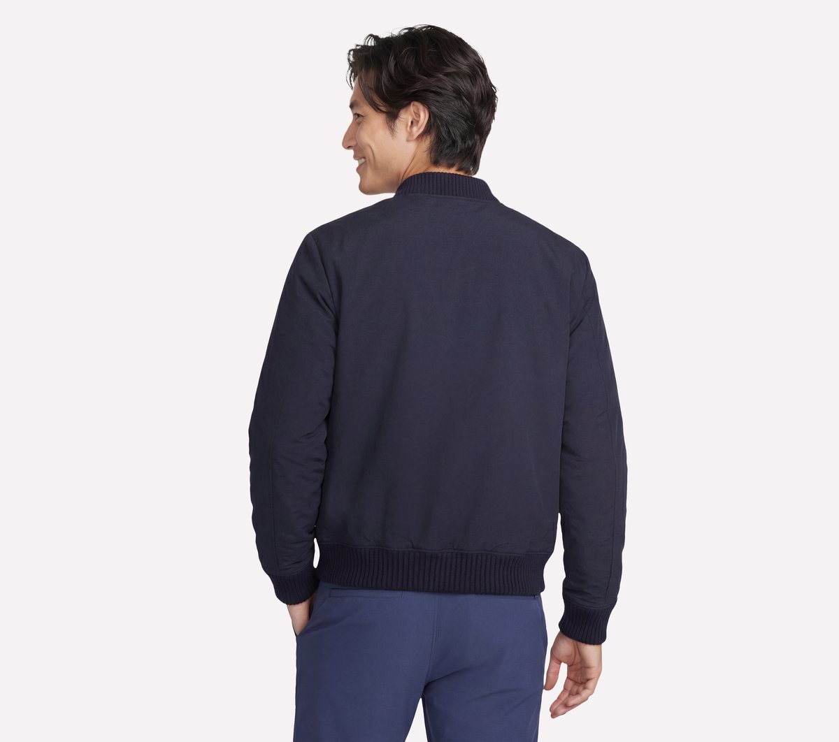 Skechers Alpha Reversible Bomber — BLACK