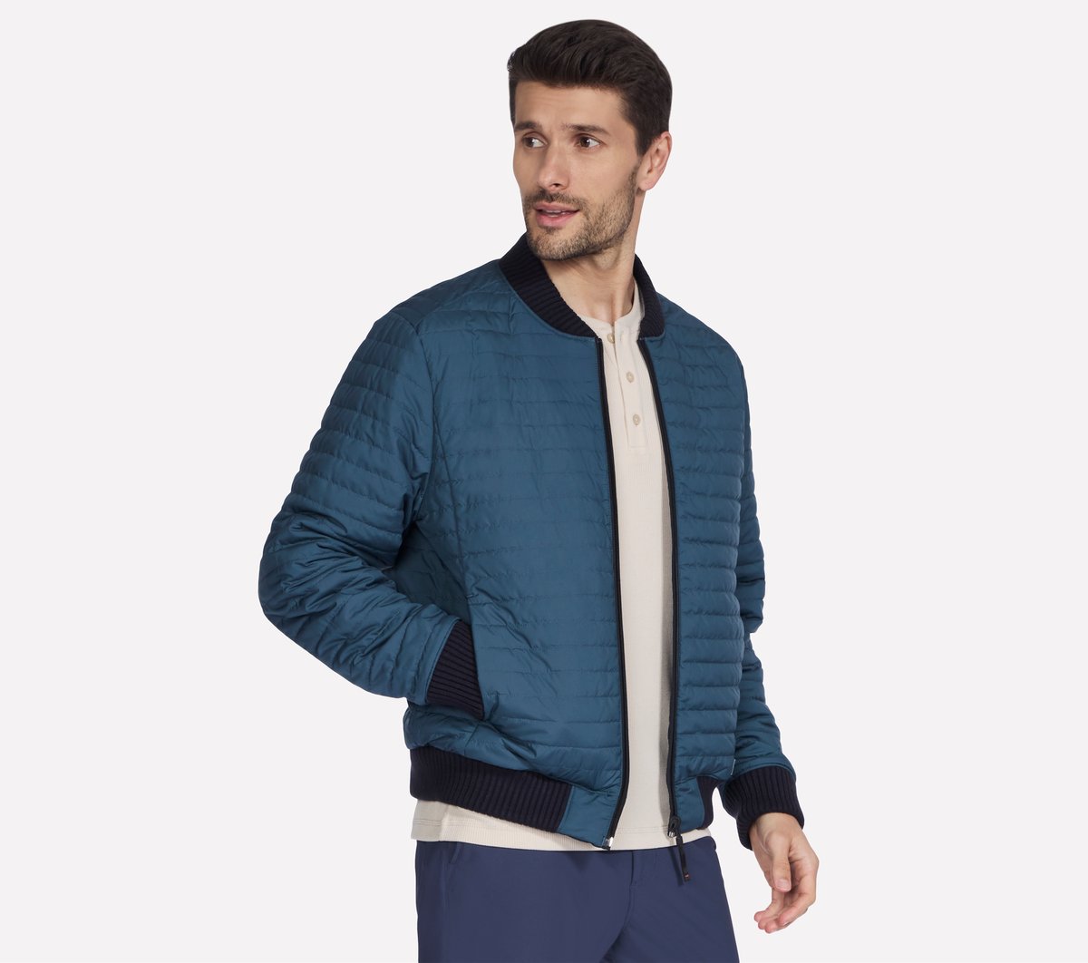 Skechers Alpha Reversible Bomber — BLACK