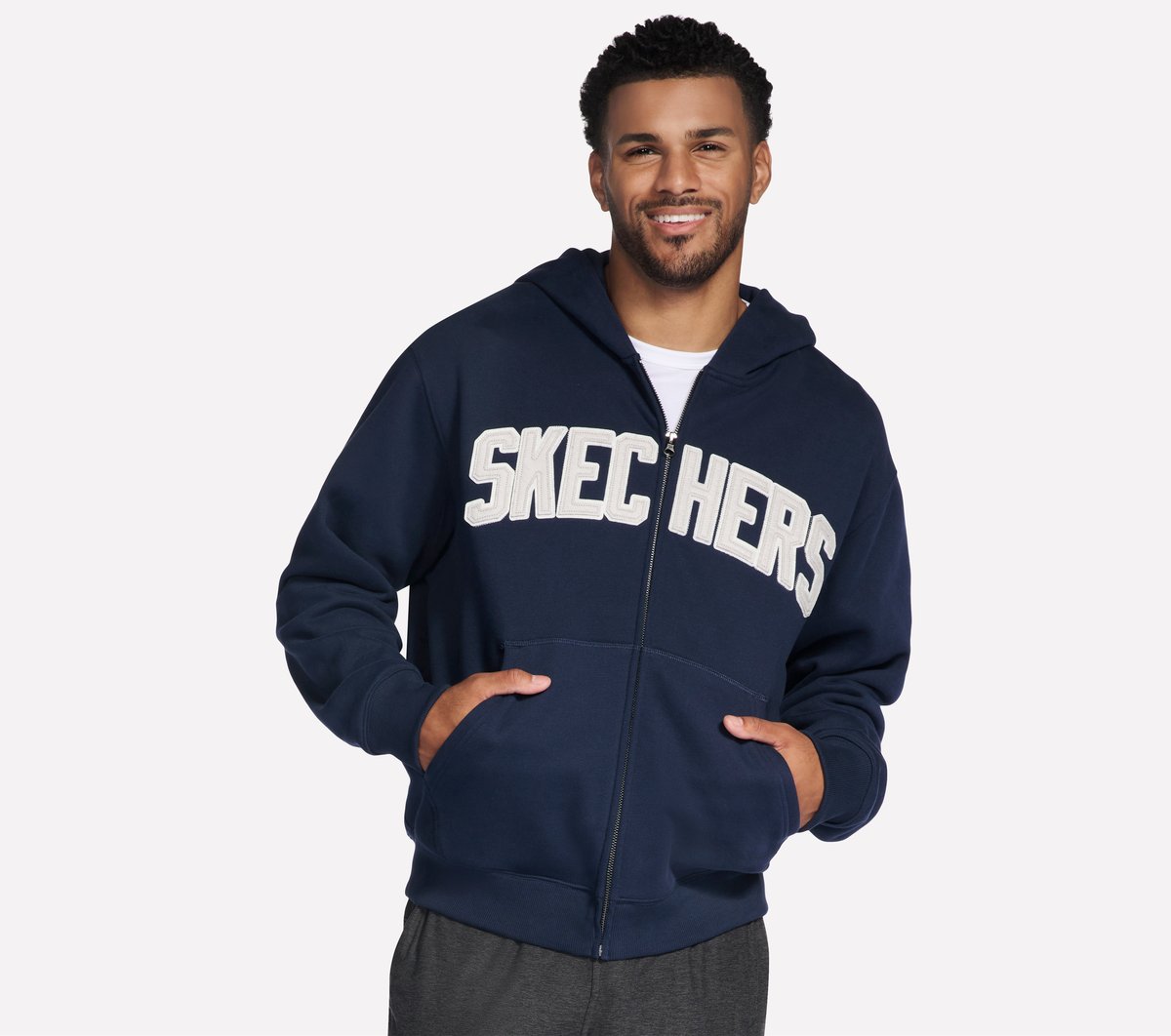 Max Soft Full Zip Hoodie — NAVY