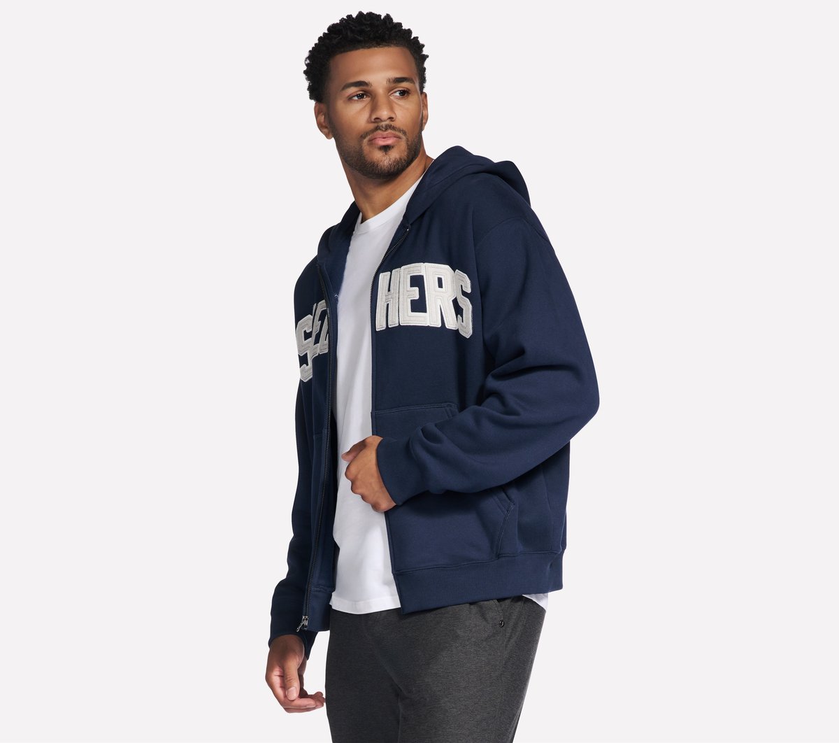Max Soft Full Zip Hoodie — NAVY