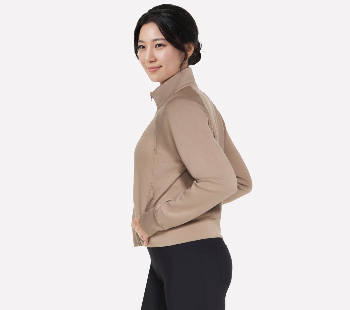 Cozy Luxe Jacket — TAUPE / BROWN