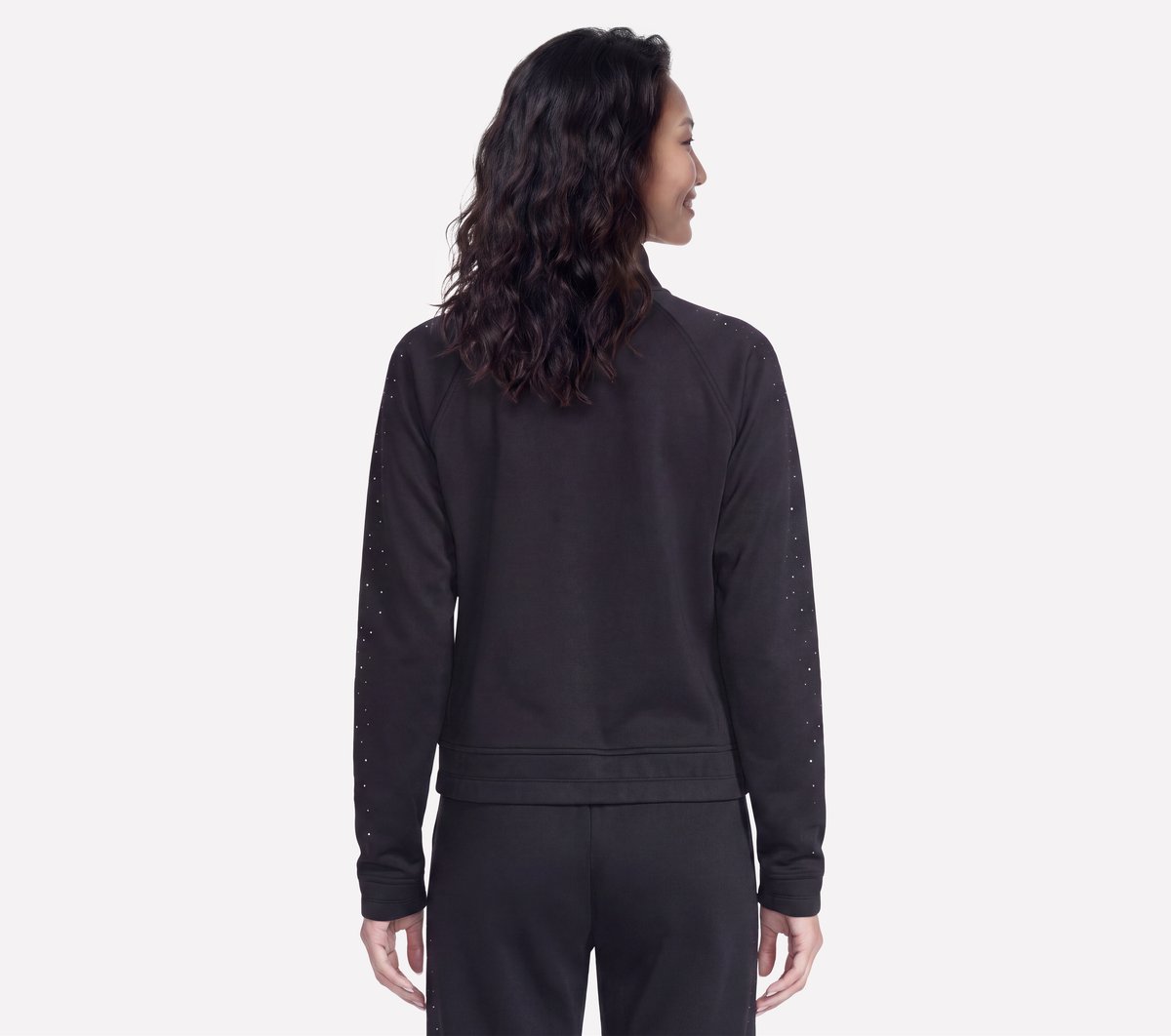 SKECHTECH Shine Track Jacket — BLACK