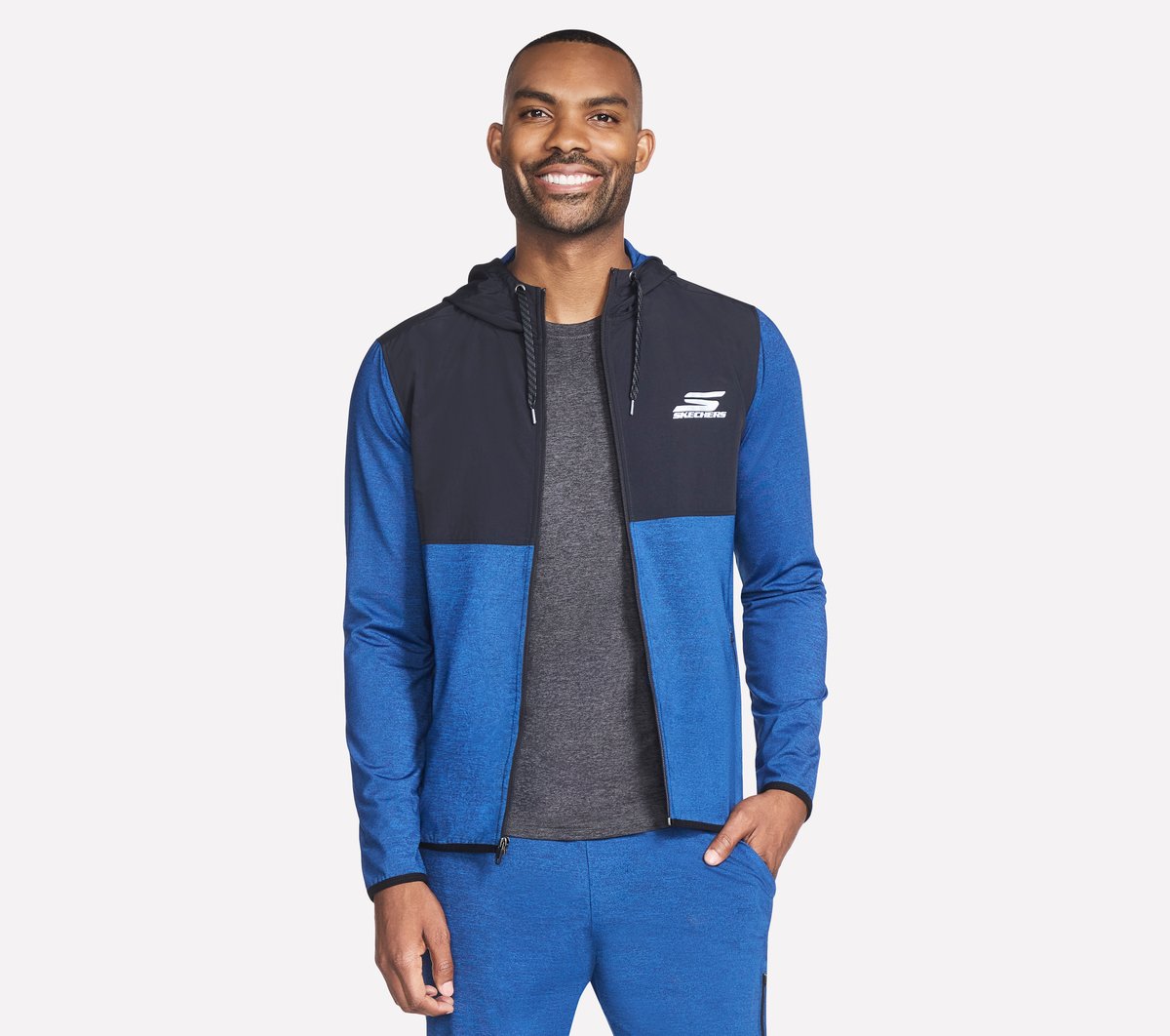 SKECH-KNITS Ultra Go Weekend Full Zip Hoodie