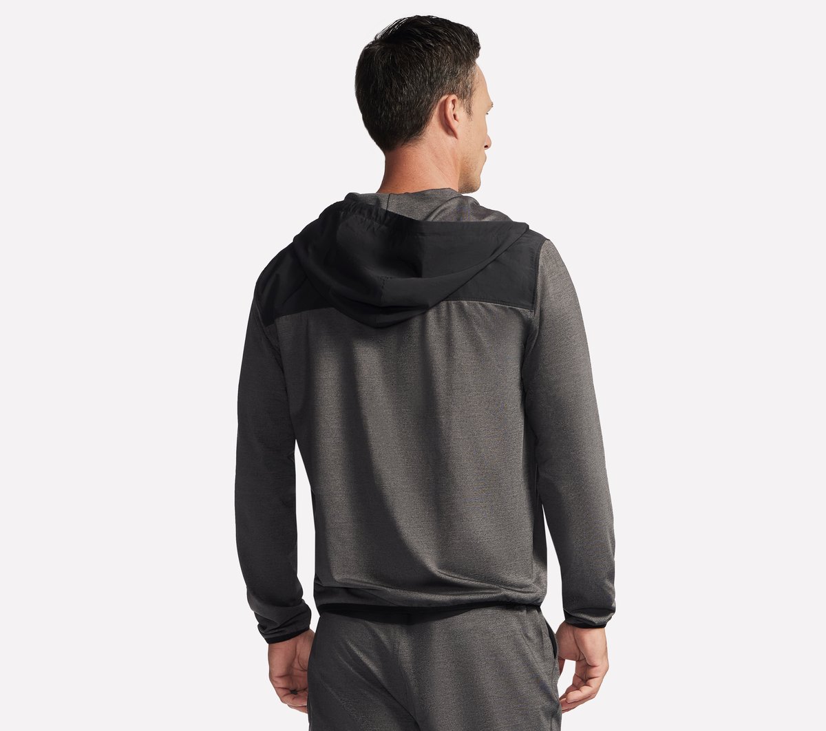 Harry Kane Weekend Full Zip Hoodie — BLACK / CHARCOAL