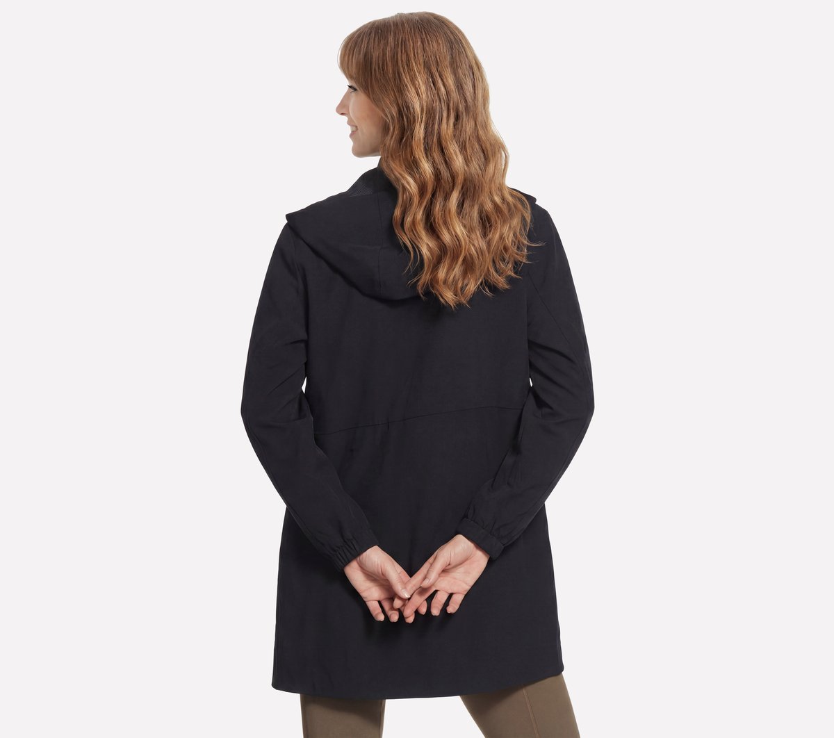 GO WALK Destination Rain Jacket — BLACK