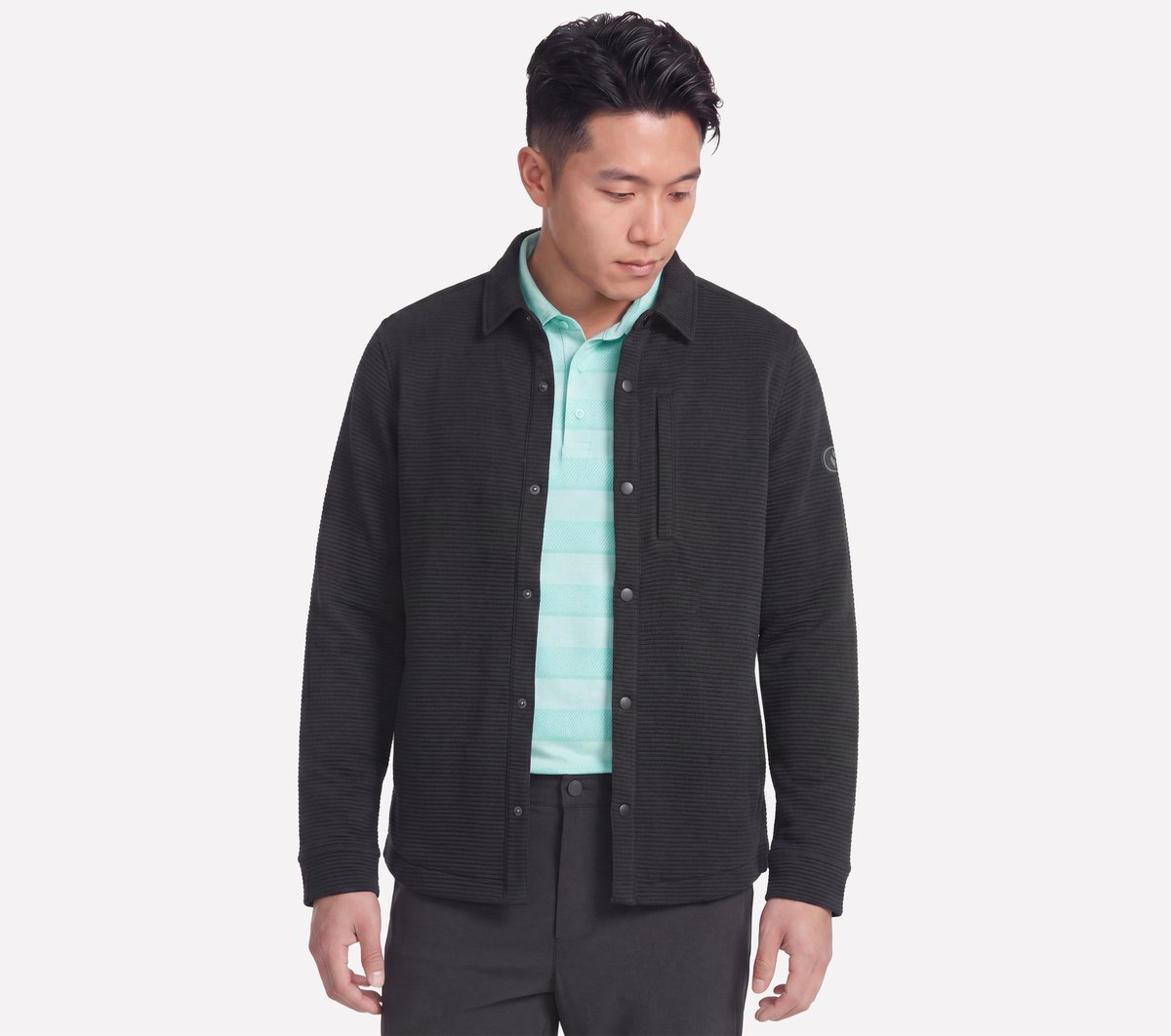 GO WALK Ottoman Shirt Jacket