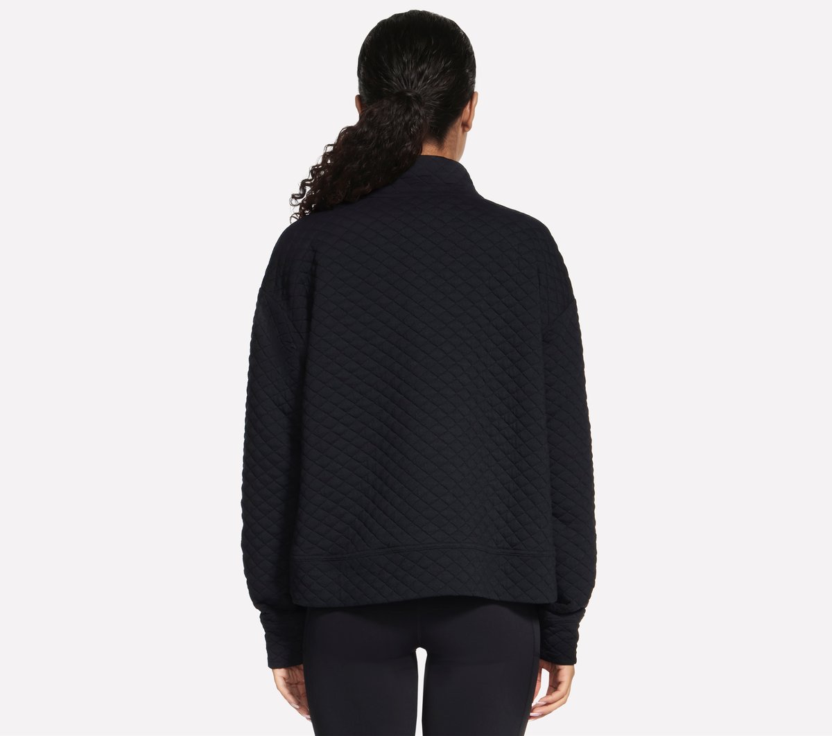 GO WALK Diamond Jacket - Cozy Fit — BLACK