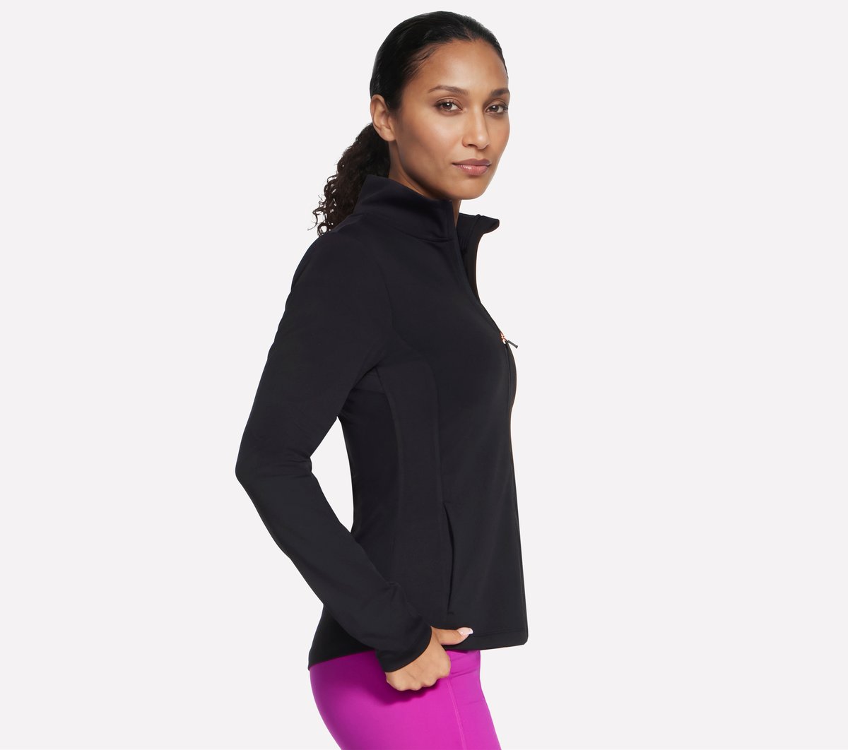 GO FLEX Harmony Full Zip Jacket — BLACK