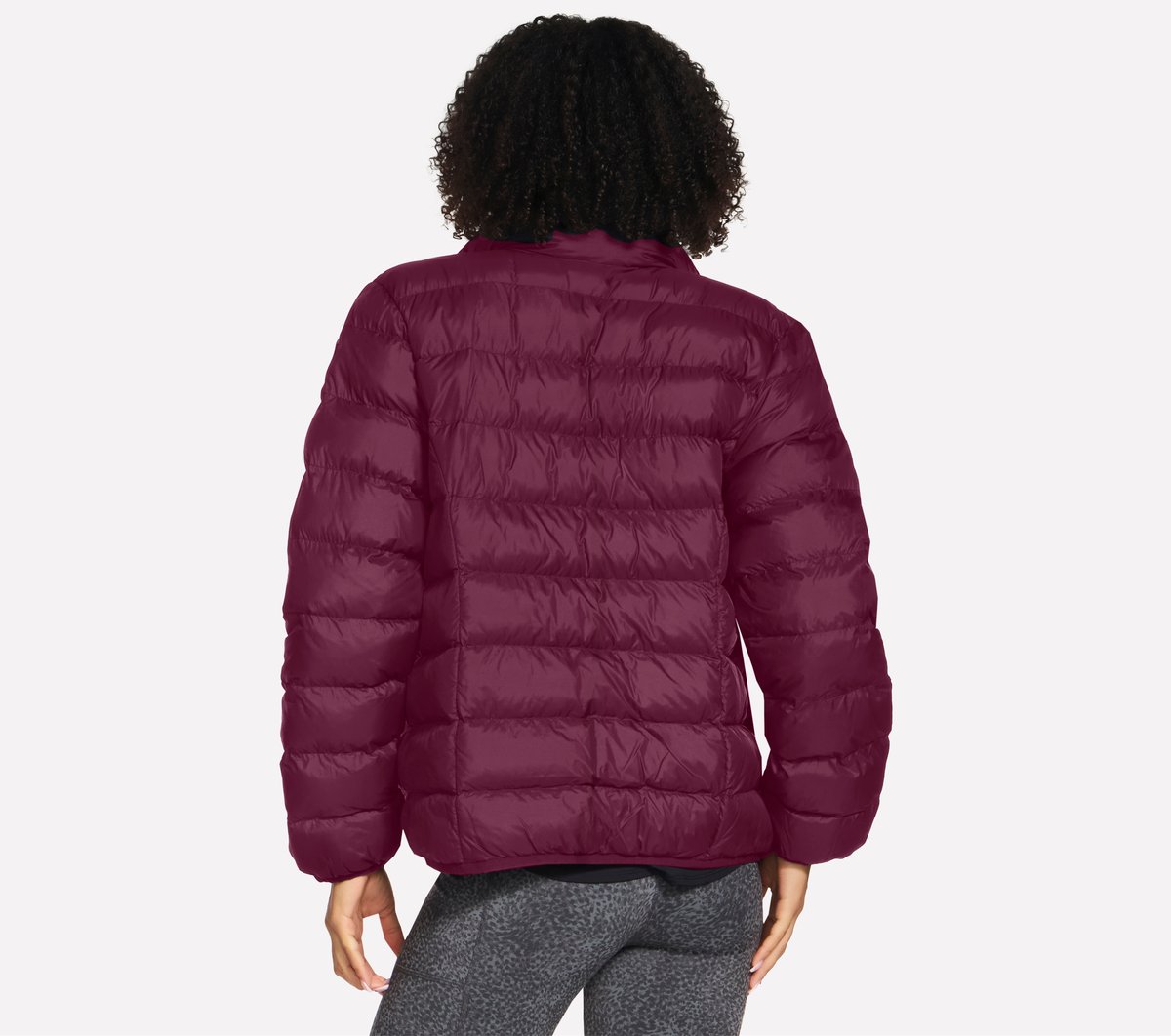 Cozy Fit Jacket — BURGUNDY / PINK