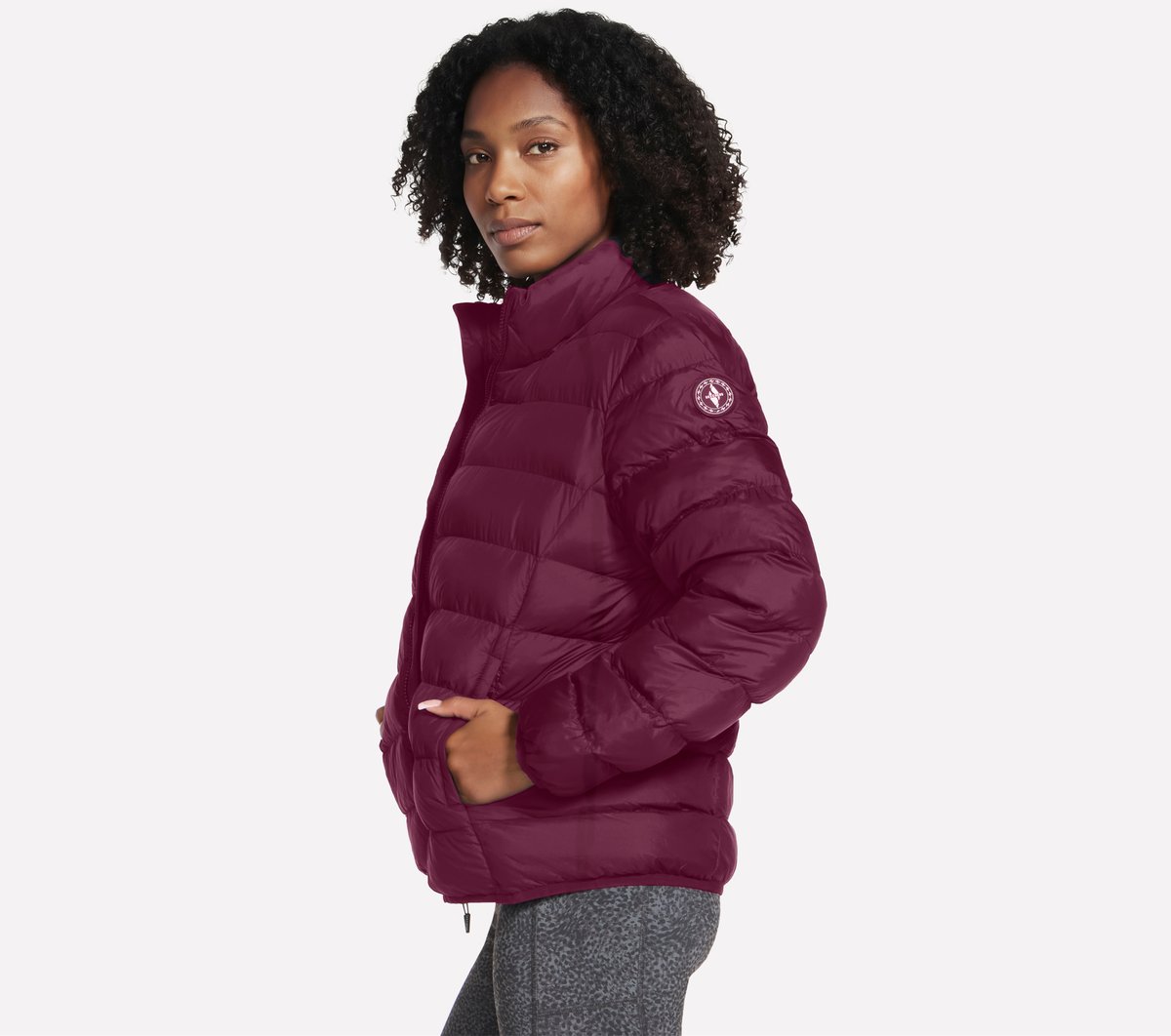 Cozy Fit Jacket — BURGUNDY / PINK