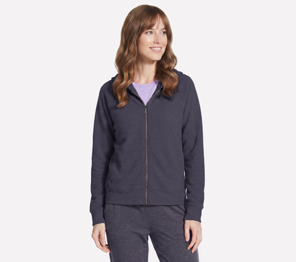 GO Luxe Ottoman Jacket — BLACK / CHARCOAL