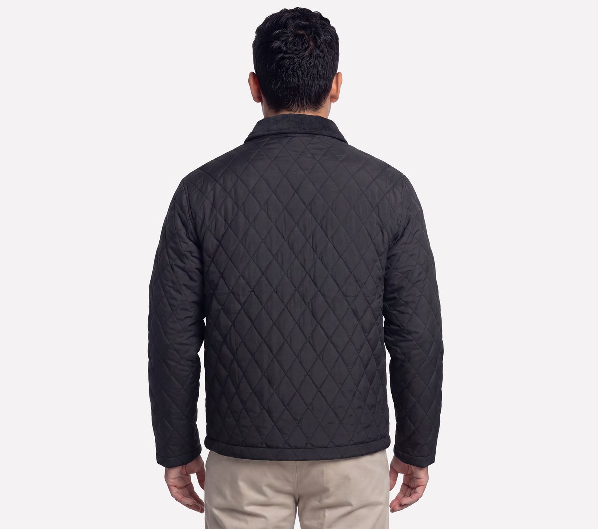 Cozy Cord Shacket — BLACK