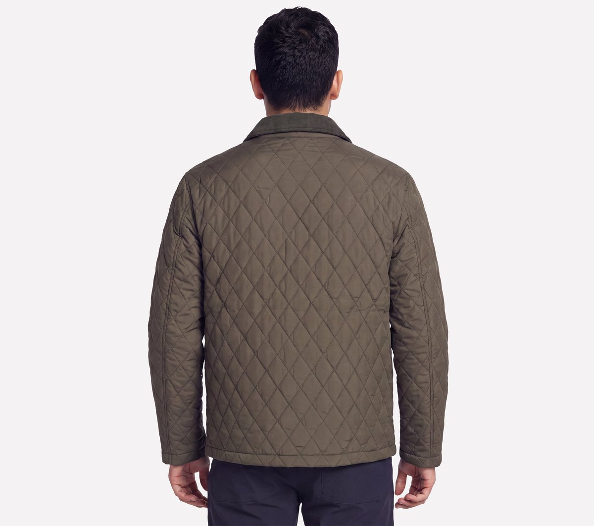 Cozy Cord Shacket — BROWN / OLIVE