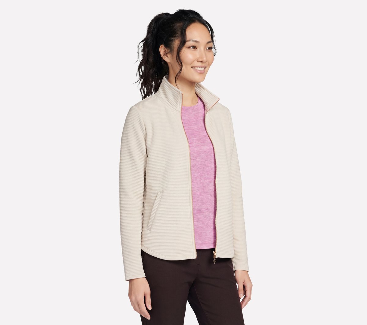 The GO WALK Shine Jacket — NATURAL / TAN