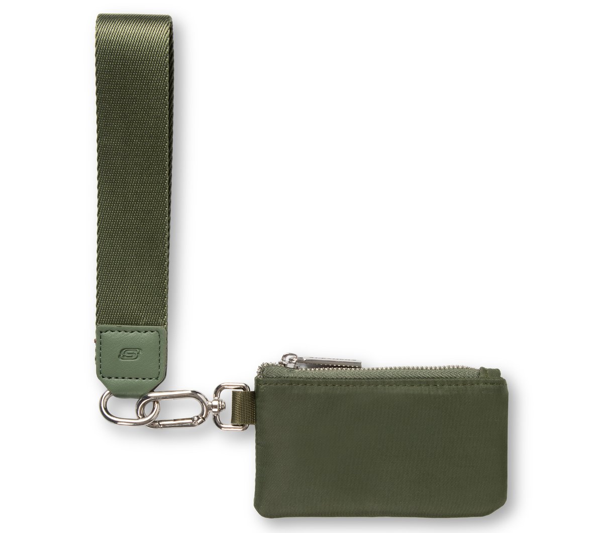 Keychain Double Pouch — OLIVE