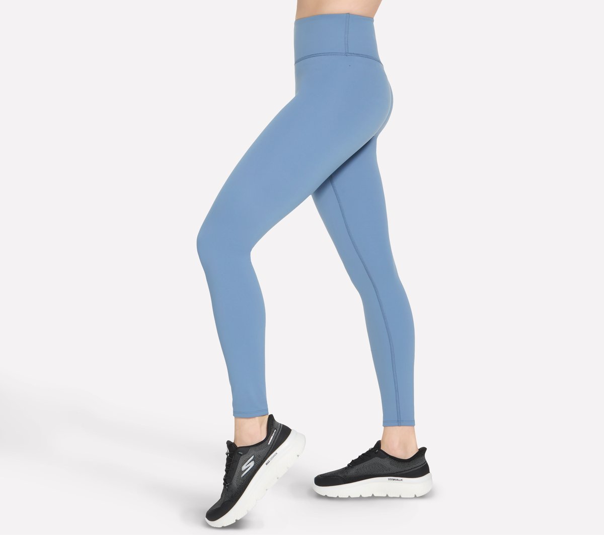 GO FLEX SLIM Legging — WHITE / BLUE