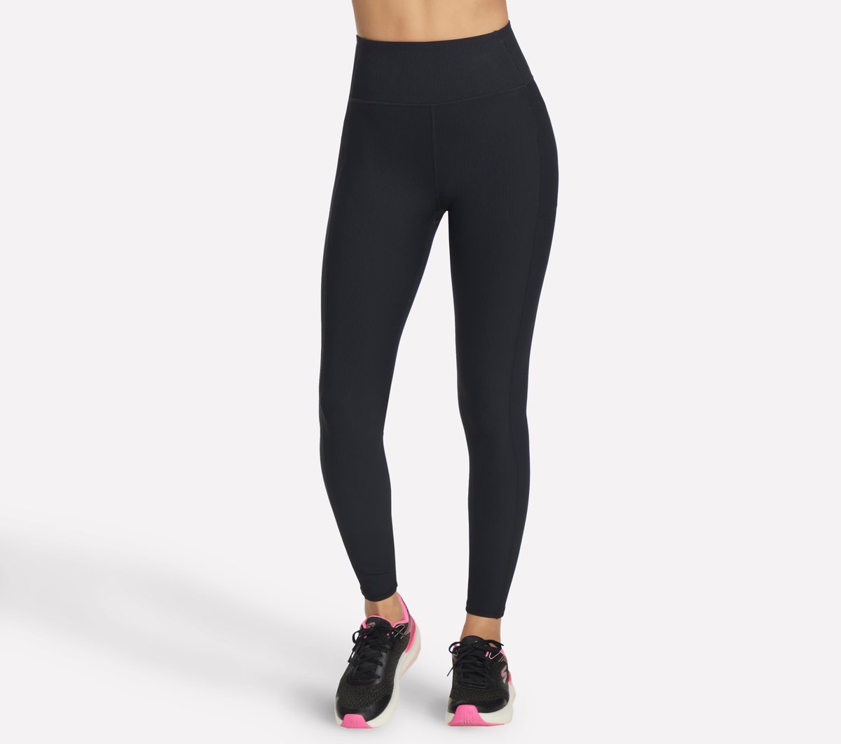 Go Flex Rib Full Length High-Waisted Legging by Skechers