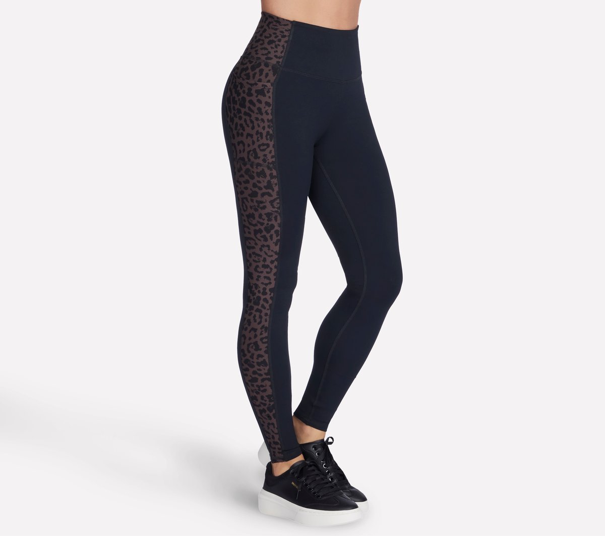 GO WALK Full Length High-Waisted Cheetah Legging