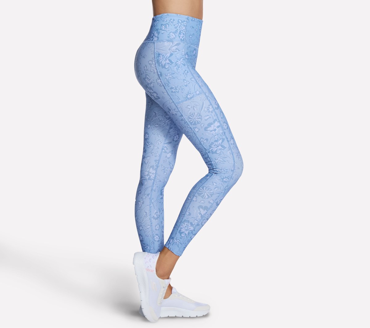 GO WALK Printed Full Length High-Waisted Legging