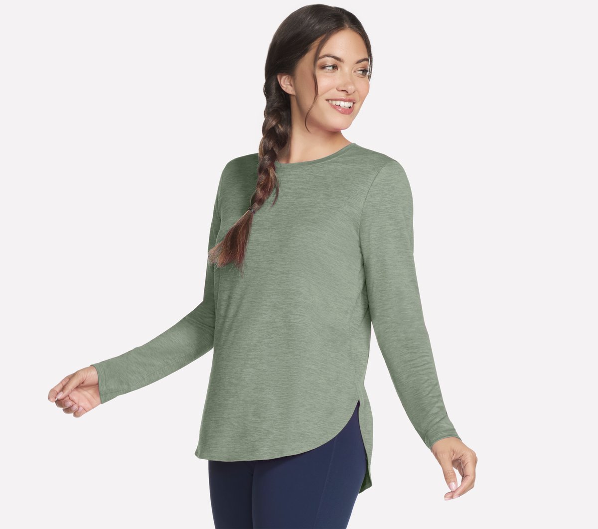 GO DRI Swift Long Sleeve Tunic Crew
