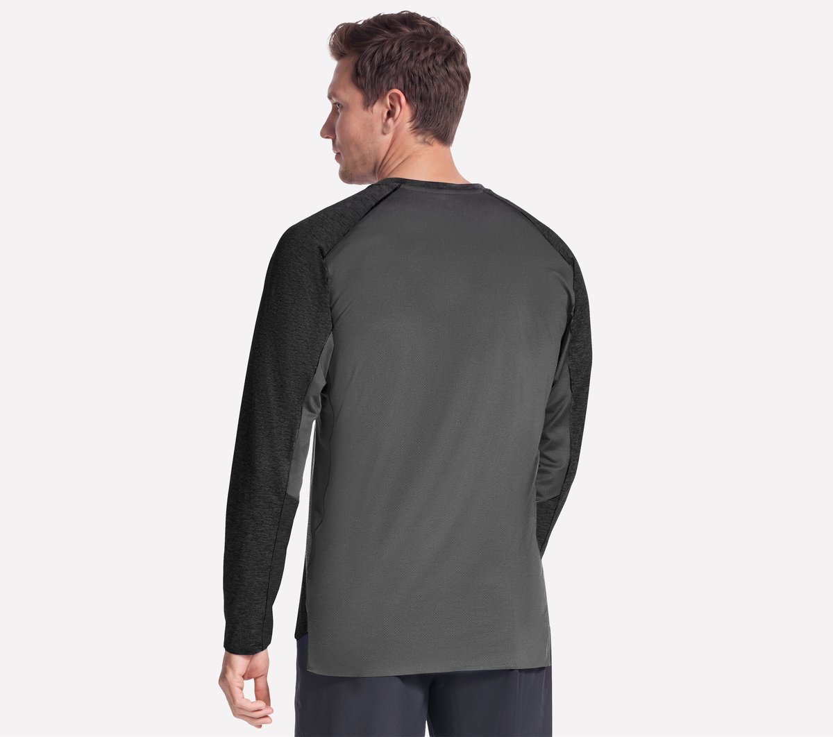 GO DRI Circuit Long Sleeve Tee — BLACK