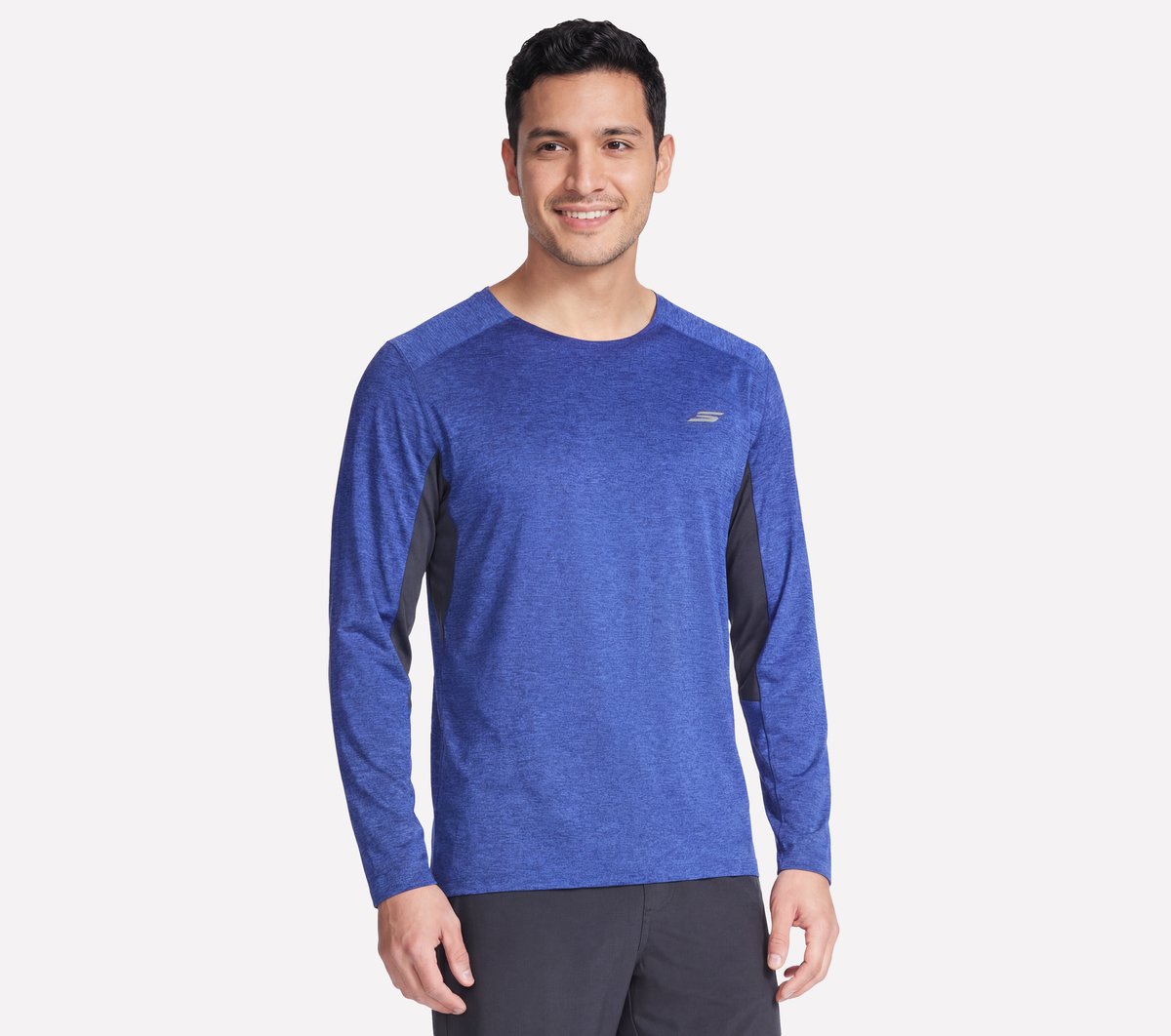 GO DRI Circuit Long Sleeve Tee — BLUE