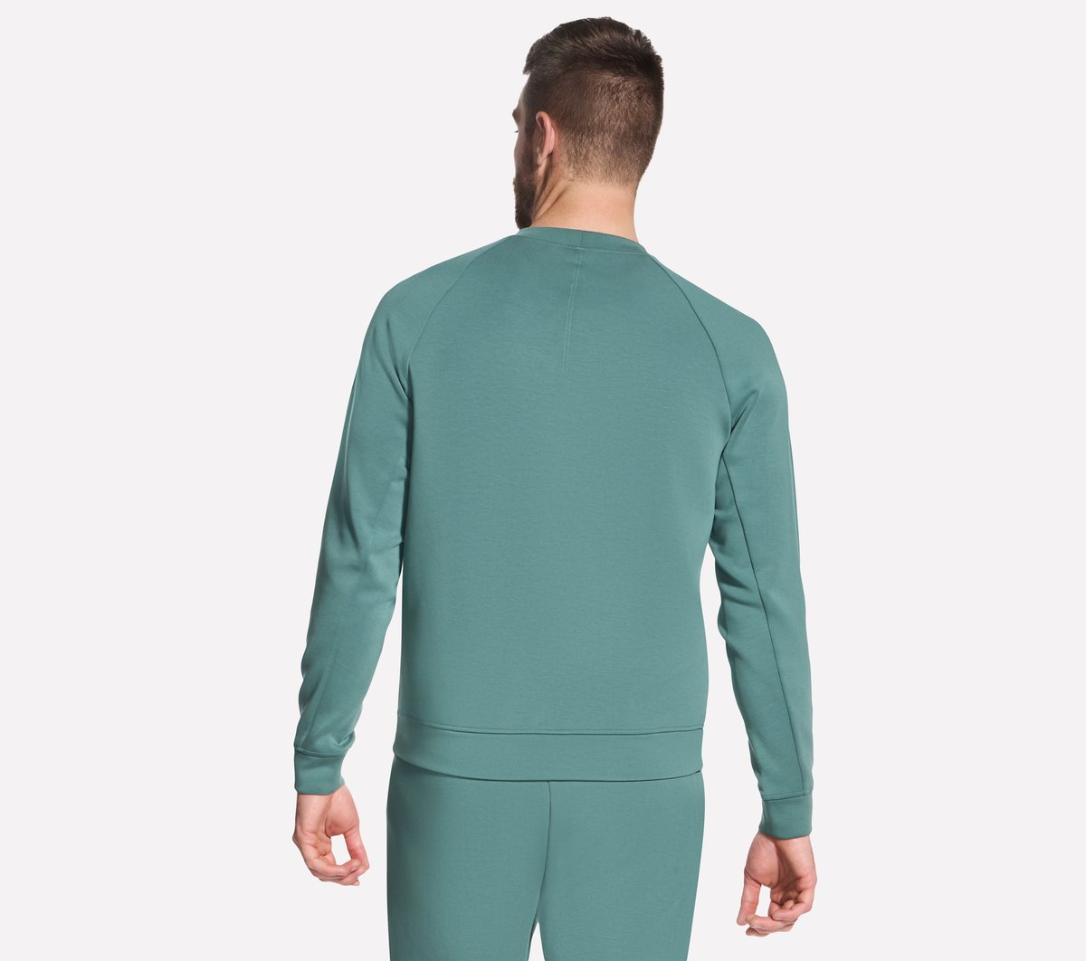 Skechers Cozy Luxe Elevate Crew — STONE / OLIVE