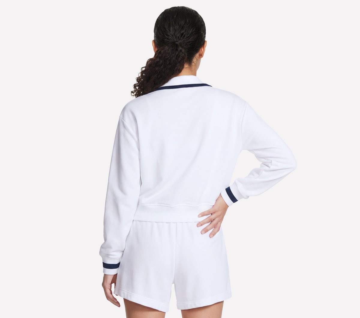 Court Classic Polo Crew — WHITE