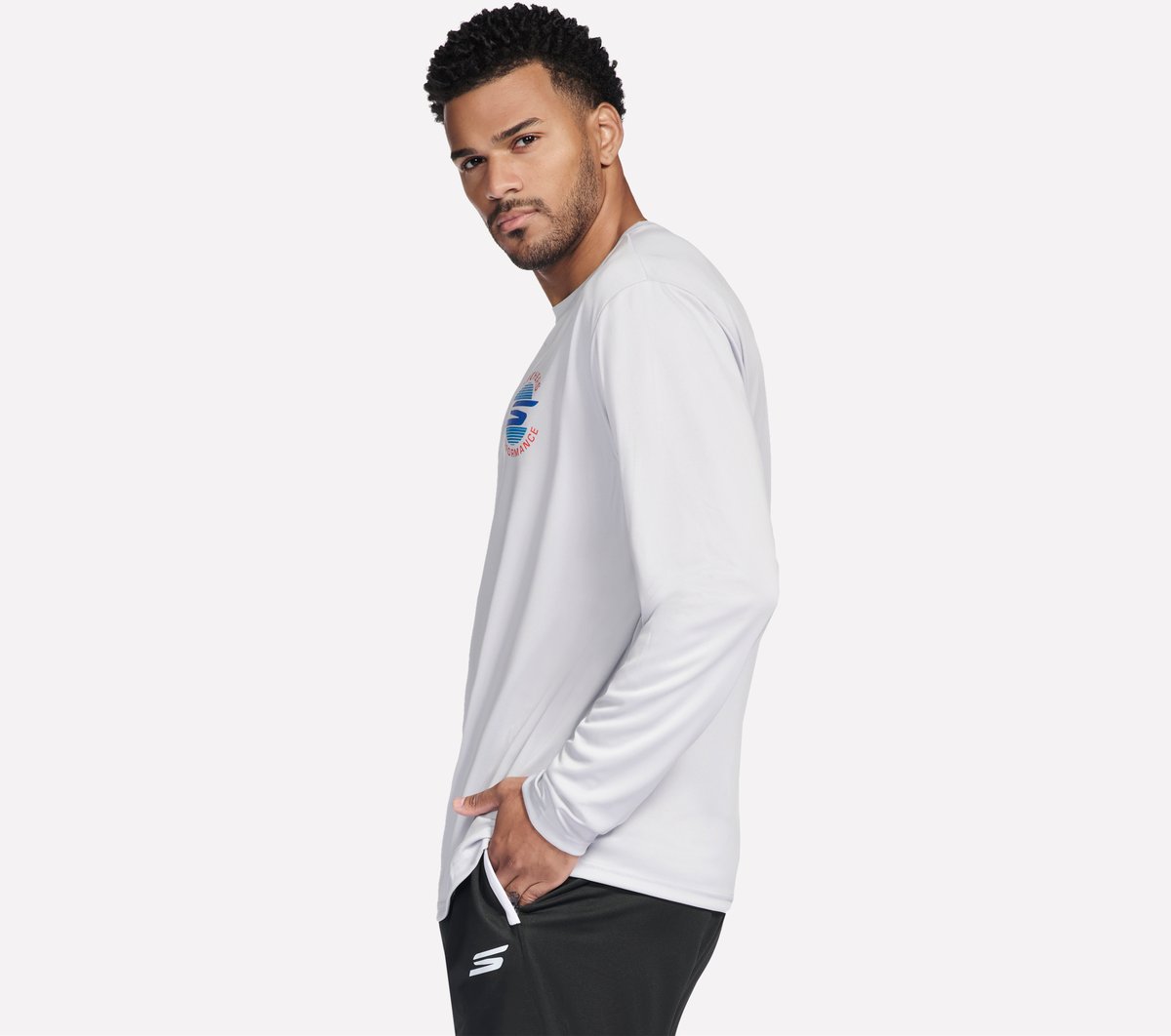 Skechers Long Sleeve Cross Tee